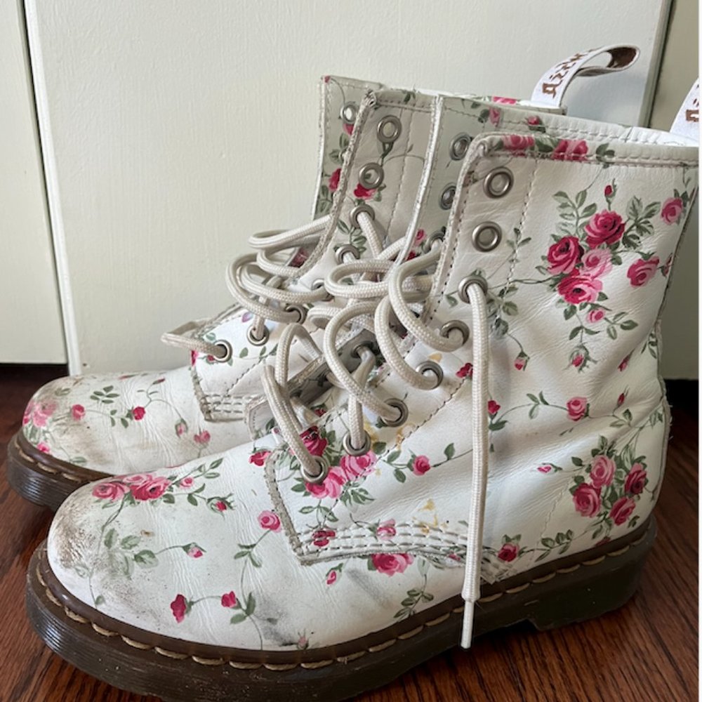 Floral Doc Martens